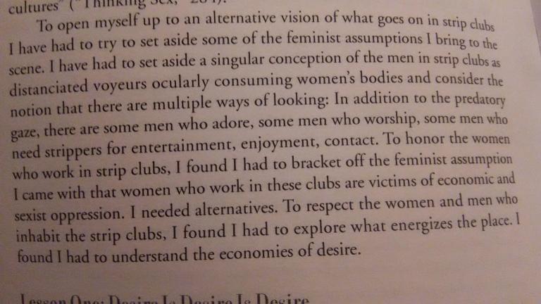 strip club feminist subjectivity narration